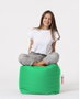 Atelier Del Sofa Square Pouf - Green